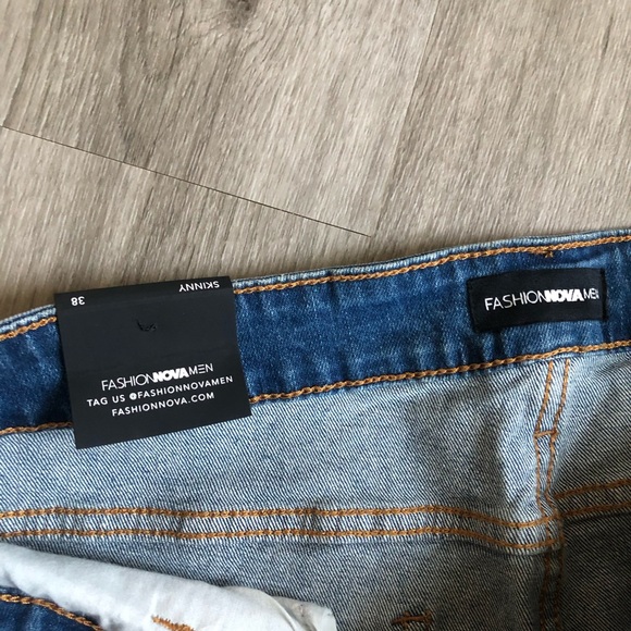 FASHIONOVA MEN JEANS PANTS - Picture 3 of 7